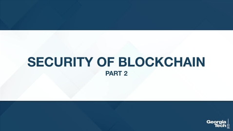 Thumbnail for entry Security of Blockchain, part 2