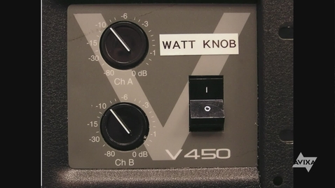 Thumbnail for Setting Power Amplifier Input Levels