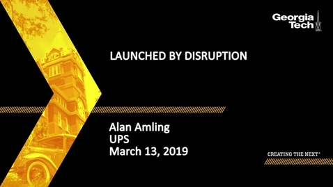 Thumbnail for entry Alan Amling - Launched by Disruption