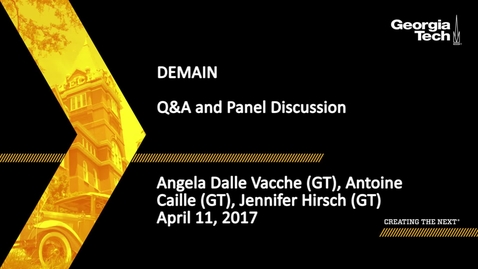 Thumbnail for SPAG Media Festival Demain Discussion - Angela Dalle Vacche, Antoine Caille, Jennifer Hirsch