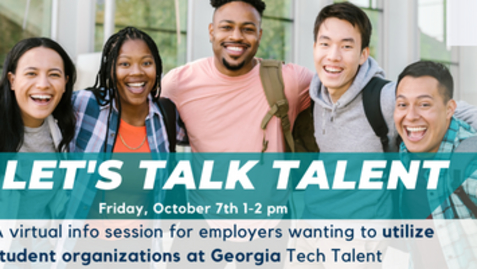 Thumbnail for Lets Talk Talent Student Leaders and Orgs.  10.7.22