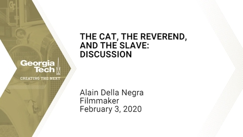 Thumbnail for entry Alain Della Negra - The Cat, The Reverend, and The Slave: Discussion