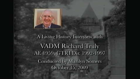 Thumbnail for Adm. Richard Truly, AE 1959 Director, GTRI (1937-2023)