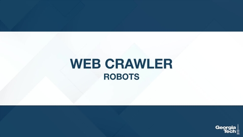 Thumbnail for Web Crawler: Robots