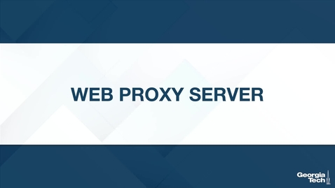 Thumbnail for Web Proxy Server