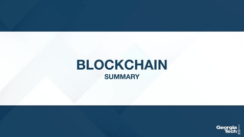 Thumbnail for entry Blockchain Summary