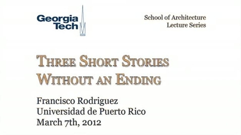 Thumbnail for Three Short Stories Without an Ending - Francisco Rodriguez