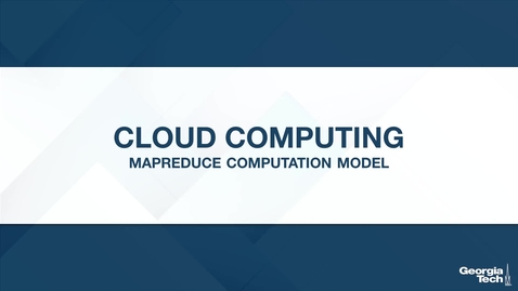 Thumbnail for Cloud: Computing: MapReduce Computation Model
