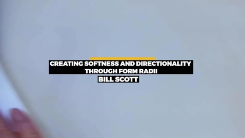 Thumbnail for Creating Softness And Directionality Through Form Radii