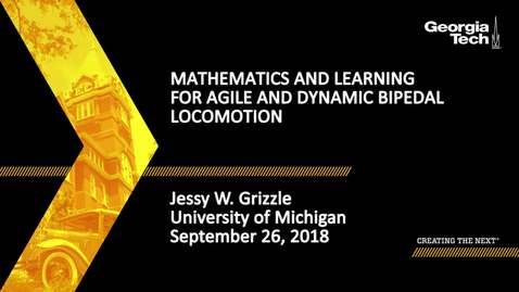 feedback control of dynamic bipedal robot locomotion