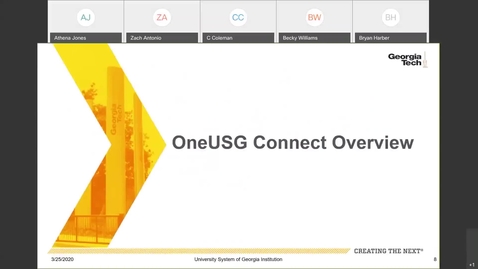 Thumbnail for Introduction To Employee Self Service -- OneUSG Connect Overview
