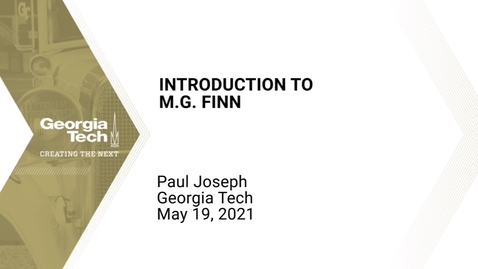 Thumbnail for Paul Joseph - Introduction to M.G. Finn (NanoFANS)