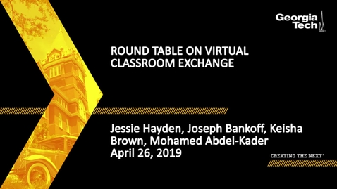 Thumbnail for Roundtable on Virtual Classroom Exchange