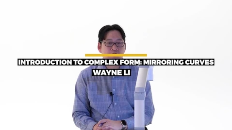 Thumbnail for entry Introduction To Complex Form - Mirroring Curves