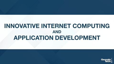 Thumbnail for Innovative Internet Computing and Application Development