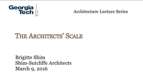 Thumbnail for The Architects' Scale - Brigitte Shim