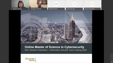 Thumbnail for OMS Cyber-Info Sec New Student Orientation 11-25-2019