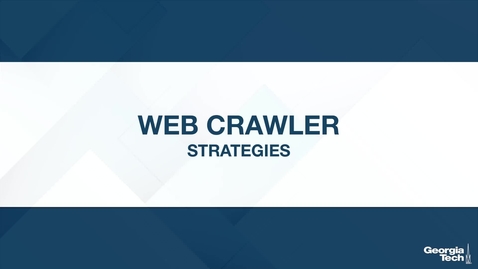 Thumbnail for Web Crawler: Strategies