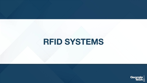 Thumbnail for entry RFID Systems