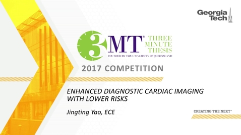 Thumbnail for Enhanced Diagnostic Cardiac Imaging with Lower Risks - Jingting Yao