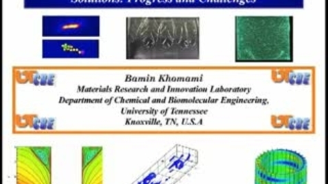 Thumbnail for entry Modeling and Simulation of Dynamics of Polymeric Solutions: Progress and Challenges - Bamin Khomami