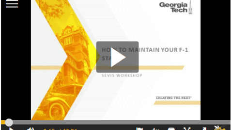 Thumbnail for How to Maintain Your F-1 Status - Quiz
