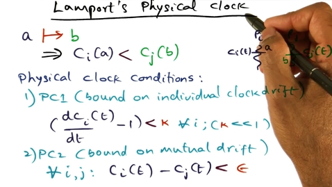 Thumbnail for CS6210_ud189_L05b_Lamport's Physical Clock