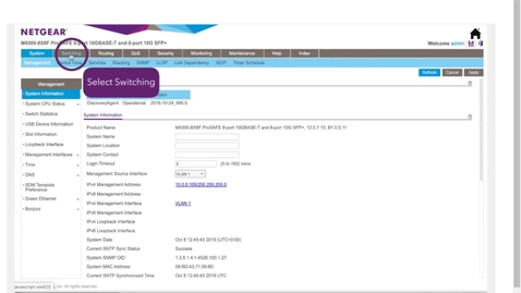 Thumbnail for entry How to Configure DANTE Network on Netgear 4300 Series Managed Switch