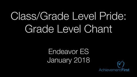 Thumbnail for Class/Grade Pride: Grade Level Chant - Community Circles