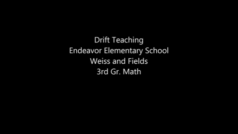 Thumbnail for Co-teaching - Drift Teaching - Elementary School - Weiss and Fields