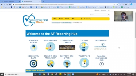 Thumbnail for Using Tableau Reports and Reporting Hub Basics