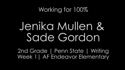 Thumbnail for Week 1 - 100% - Elementary