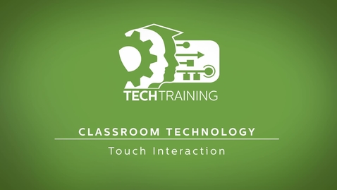 Thumbnail for Touch Interaction