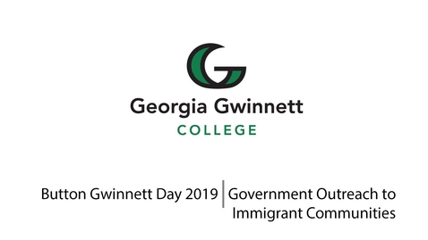 Thumbnail for entry 2019 Button Gwinnett Day - Government Outreach