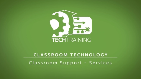 Thumbnail for entry Classroom Technology Support