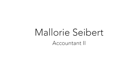 Thumbnail for entry Mallorie Seibert