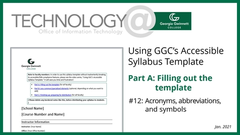 Thumbnail for entry A-12 Acronyms, abbreviations, and symbols