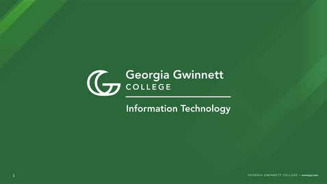 Thumbnail for entry Grizzly Orientation- Information Technology