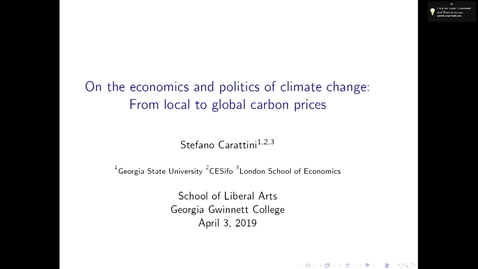 Thumbnail for 2019-04-03 - Guest Lecture - Stefano Carattini