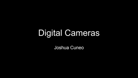 Thumbnail for entry ITEC2110 Digital Cameras