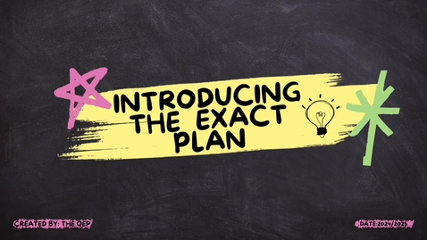 Thumbnail for Introducing the EXACT Plan