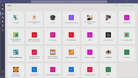 Thumbnail for Interactieve video over allerlei MS Teams functionaliteiten