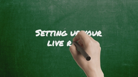 Thumbnail for Setting up your live room