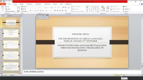 Thumbnail for Opportunities for language revitalisation through digitization: the example of Ejagham
