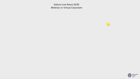 Thumbnail for Interactieve video Kaltura Live Room