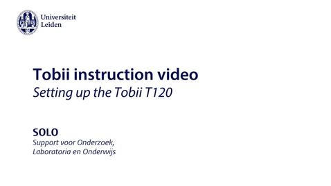 Thumbnail for Setting up the Tobii T120