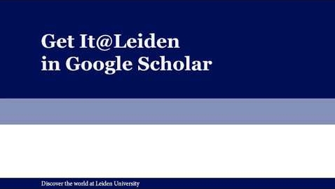 Thumbnail for Get It in Google Scholar (ENG)