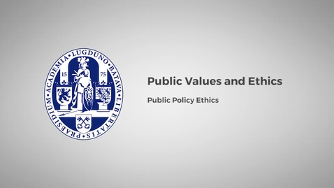 Thumbnail for Public Policy Ethics