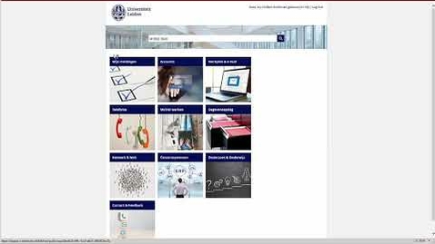 Thumbnail for Sneak preview self service portal ISSC