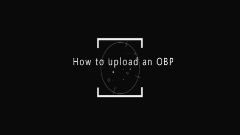 Thumbnail for How to upload an OBP (Training and Supervision plan) in LUCRIS GSM